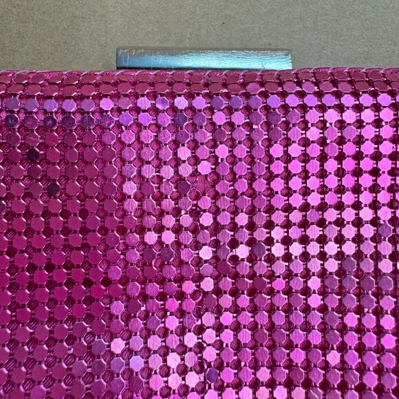AQUA Markle Mesh Frame Shoulder Bag - Pink - New with defects - Picture 9 of 9